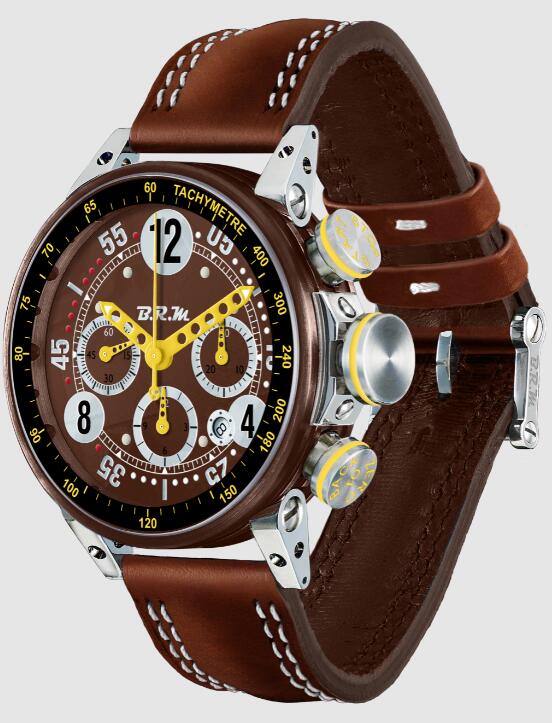 Review High Quality B.R.M Replica Watches For Sale BRM V12-44-CHOCOLATE